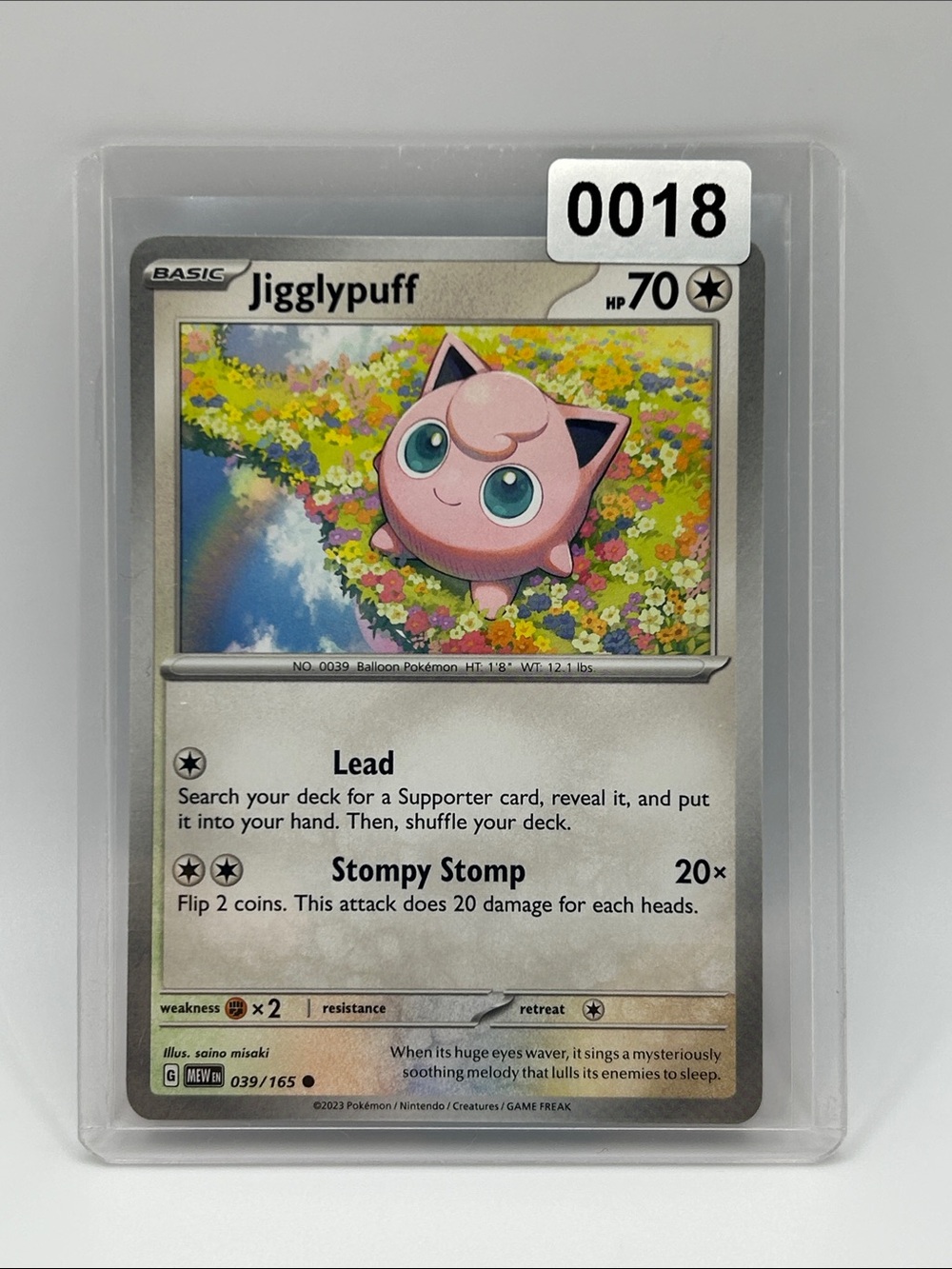 Jigglypuff Pokémon Trading Card